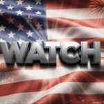 WATCH: Gospel Sermon Sparks Criminal Case… Text 'WATCH' overlaid on an American flag with fireworks in the background