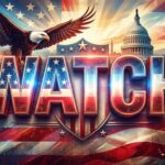 Erin Brockovich EXPOSES AI’s Hidden Expansion… Patriotic graphic featuring an eagle, the Capitol building, and the word 'WATCH'