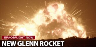 Blue Origin New Glenn rocket explodes during launch pad test at Cape Canaveral