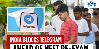 NEET Re-Exam: Telegram Blocked In India Till June 22 | NTA Responds After Telegram Restriction |N18V