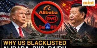 Pentagon Blacklists Alibaba, BYD and Baidu, Expands Chinese Military Companies List to 188 Firms