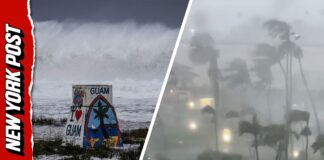 Super Typhoon Bavi Tears Through Guam With 150 MPH Winds