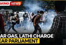 Cockroach Janta Party Protest: Police Use Force to Disperse Protesters Near Parliament | Breaking